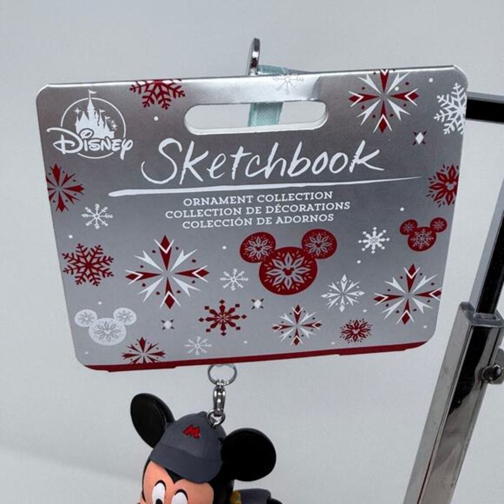 Disney Sketchbook Ornament Collection Mickey Mouse Mechanic With Lunch Box NEW - Picture 7 of 8